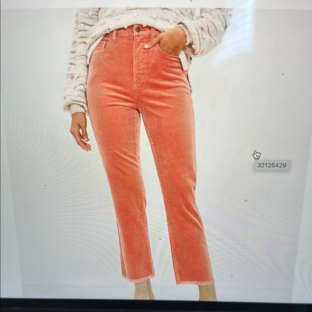 LOFT Straight Corduroy Pants Size 29